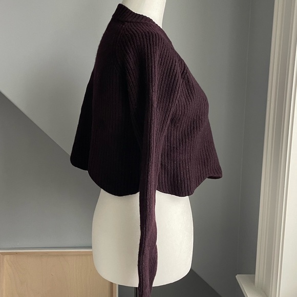 Wilfred cropped thick knit sweater - Picture 2 of 4